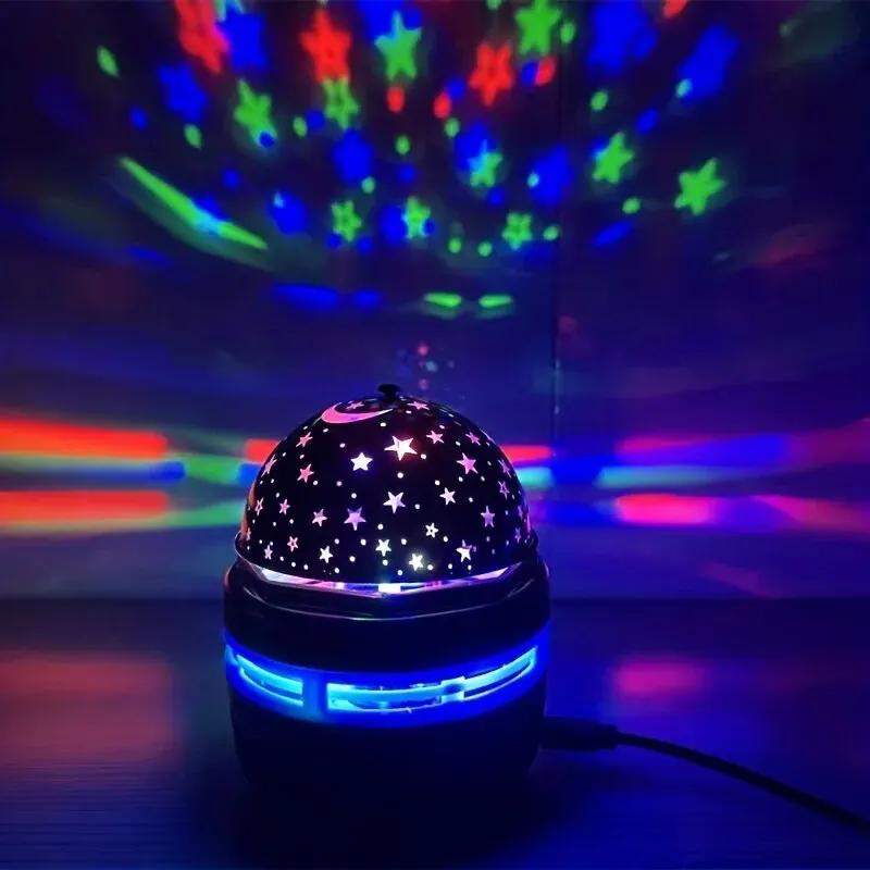 Galaxie Stern LED Projektor Nachtlicht USB 5V Mini Party KTV Geburtstag Tanzen Disco Bühne Drehend Für Zimmer Weihnachtsdekoration