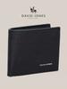 David Jones Men's Slim Wallet, Eco-leather, Black