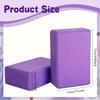 1pc Solid Color EVA Yoga Brick|Essential Yoga Gear&Fitness Accessories,Suitable for Body Shaping,Pilates and Stretching Exercise
