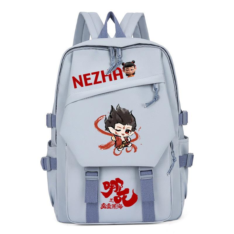 Nezha's Devil's Child Haohai School Bag Primary School Students Large Capacity Backpack Children's School Backpack Trend Fashion