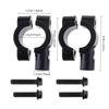 2Pcs/pack 22mm Motorcycle Handlebar Metal Rear View Motorcycle Mirror Mount Holder Accessories Motor Mirror Mount Clamp Bracket