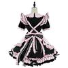 3Pcs Sweet Maid Outfit Women Anime Maid Costume Fancy Dress Cosplays Costume Maid Dress with Headwear Apron