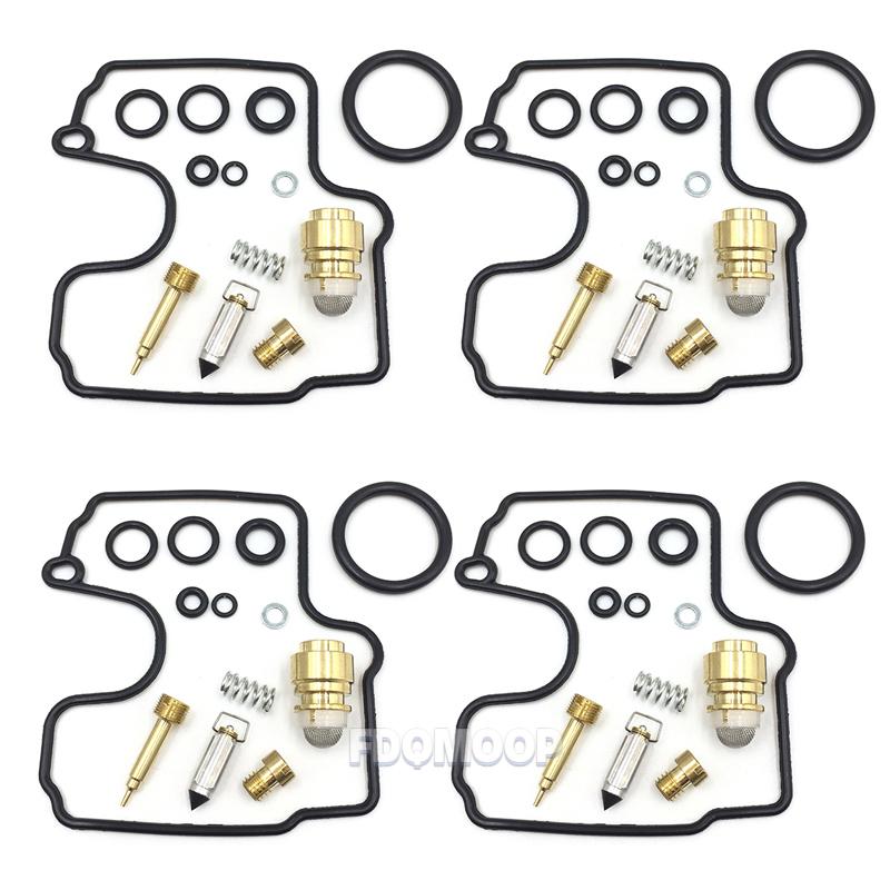 4x Carburetor Carb Repair Rebuild Kit Fit for Yamaha YZF-R1 YZF R1 ZX6R 1998 1999 2000 2001 Set Parts