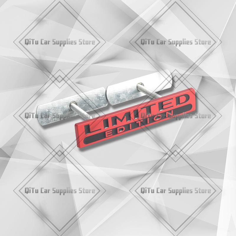 Zinc Alloy Limited Edition Badge Car Body Trunk Emblem 3D Grille Sticker For Nissan Suzuki Geely Skoda Subaru Fiat Chery Toyota