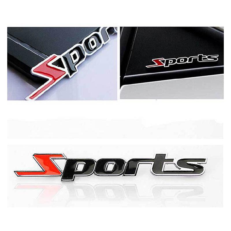 Metal Car Sports Decal - Personalized Letter Sticker Accessory