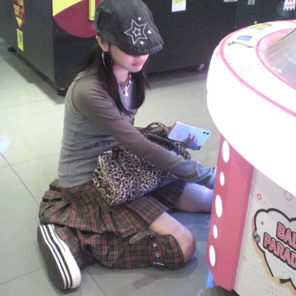 Adjustable Sweet Cool Y2k Hats Star Painter Berets Caps Casual Vintage Harajuku Hats  Women