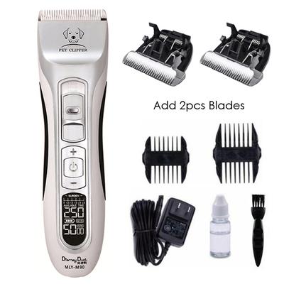 Profional Pet Clipper Dog H Trimmer Groomg Holiaci strojček Výkonné dobíjacie elektrické nožnice Cat Kosačka Hcut he M90