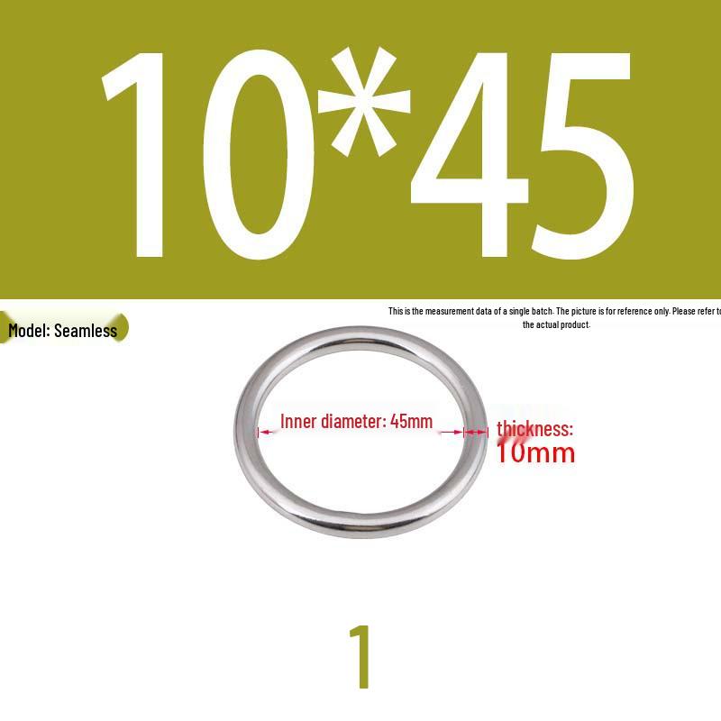 304 Stainless Steel Seamless O-Ring for Lifting and Hammock Yoga Connection