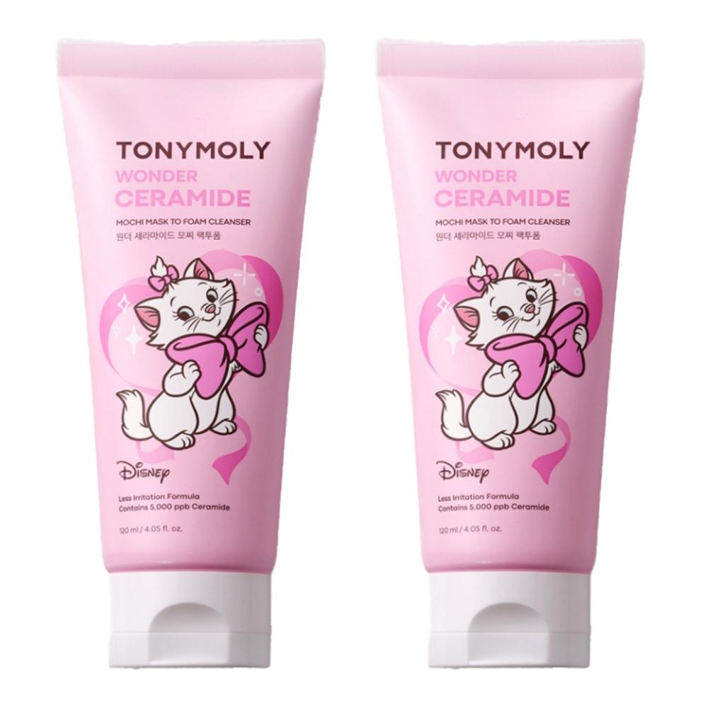 TONYMOLY Wonder Ceramide Mochi Pack to Foam Cleanser Marie Edition Deep Cleansing 120ml x2