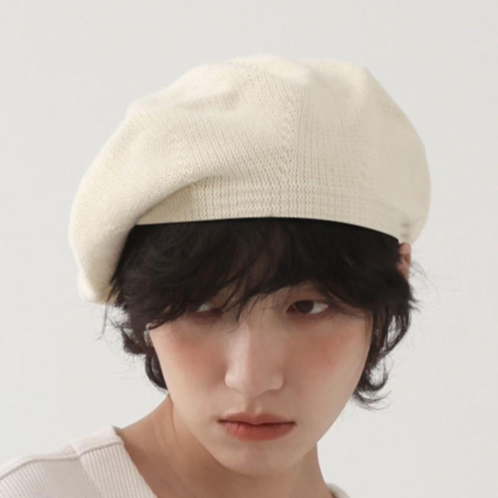 Keep Warm Painter Caps Elastic Artist Hat Vintage British Beanie Hat  Autumn