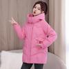 High-end Bread Clothes Down Cotton Clothes Women's Winter New Korean Thickened Medium and Long Cotton Clothes Loose Coat Tide