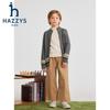 HAZZYS Boys' 2025 Autumn/Winter Wool Blend Cardigan Sweater