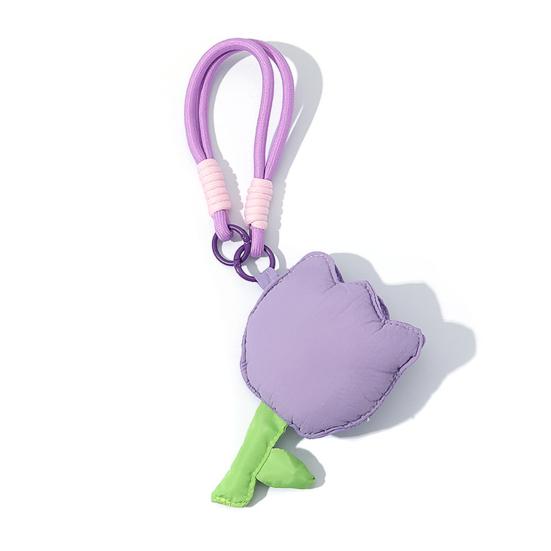 

Tulip Earbuds Case Cover Soft Protective Earbud Pouch Shockproof Storage Bag Cute Flower