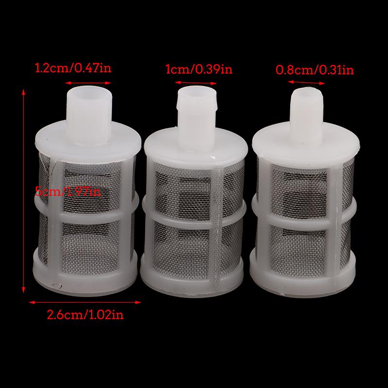 5Pcs 8/10/12Mm Submersible Water Pump Net Filter Garden Micro Irrigation Filter