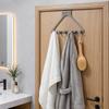 Over Door Hanger Clothes Rack - Hanging for Coats, Hats, Scarves, Towels, Saving Hook Rack for Bedroom, Bathroom