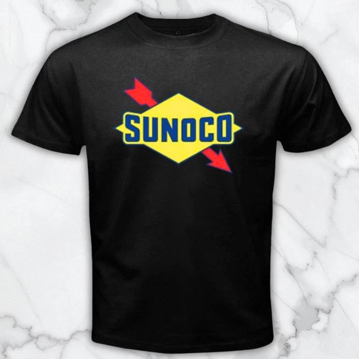 Sunoco Oil Racing Car Men s Black Graphic T Shirt Freeships XXL