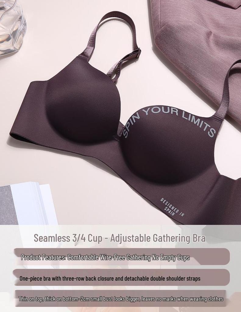 Elegant British Schoolgirl One-Piece Bra: Comfortable, No Steel Ring, Ideal for Small Busts