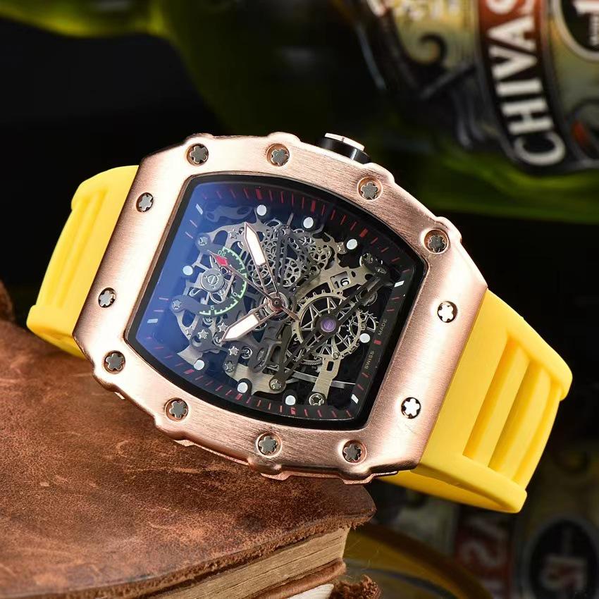 Best-Selling New Richard Skeleton Barrel Sport Men's Watch