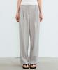 Nigaennikol Minimal Long Pintuck Slacks_Gray