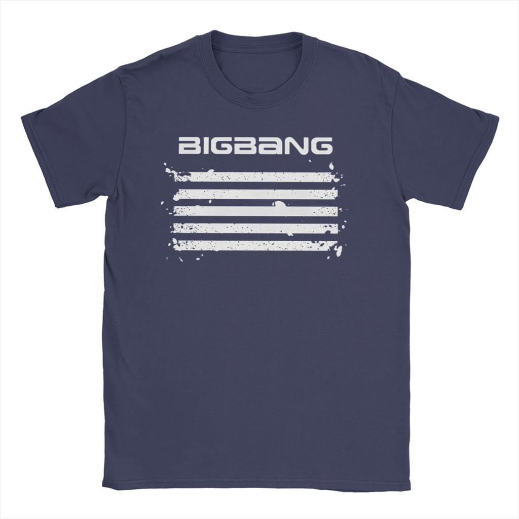 Big Bang BIGBANG GDragon TShirts for Men Women Round Collar Pure Cotton T Shirts Kpop Music Short Sleeve Tees Gift Idea Tops