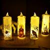 1PACK Halloween LED Electronic Candles, Decorative Lamps That Create a Scary Atmosphere, Bedside Lamps In Bedrooms, Scene Arrangement Props