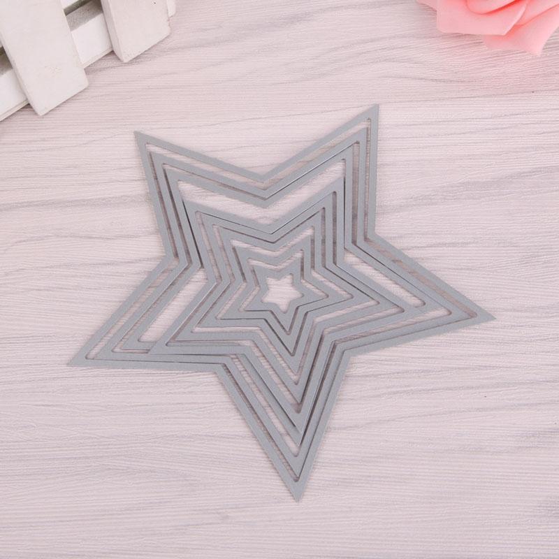 Stars Metal DIY Cutting Dies Stencil Scrapbook Card Album Paper Embossing Craft