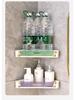 Wall-Mounted Bathroom Cabinet & Kitchen Spice Rack with Towel Holder - Punch-Free, Free Shipping