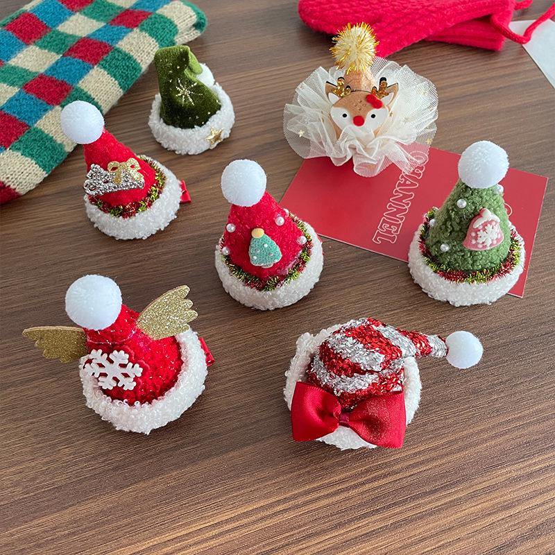 Christmas 3D Deer Hair Clip Headband for Girls