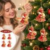2D Flat Goat Hanging Ornament Set Acrylic Artificial Rhinestone Goat Pendant Simulation Shining Animal Hanging Decoration