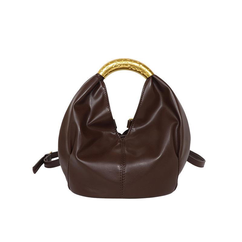 Women's Metal Handbag Fashionable Dumpling Wrap
