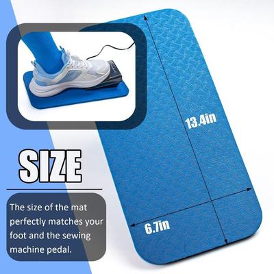 Wasserdichte Nähmaschinenpedalmatten Vibrationsreduzierung Geräuschreduzierung Nähmaschinen-Schalldämmmatten Bodenschutz Oberfläche