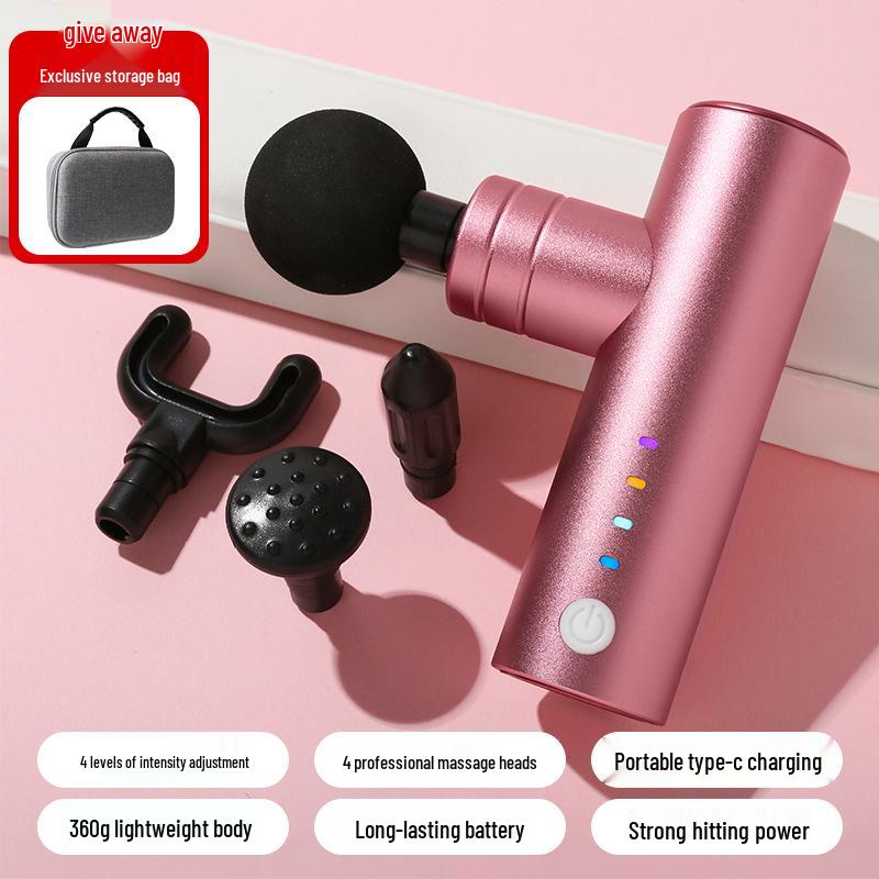 

Aluminum Alloy Mini Portable Electric Muscle Massager Gun