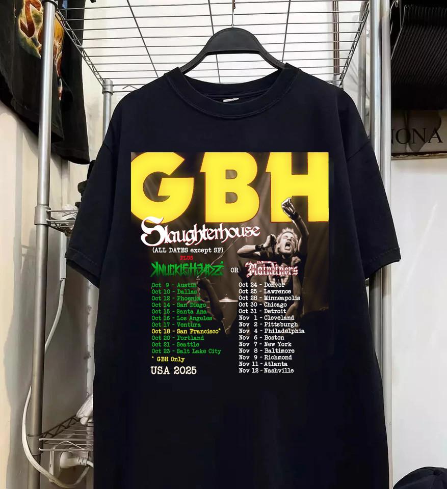 

New GBH Tour Oct 2025 Gift For Fan ALL SIZE S-5XL T-SHIRT Unisex T-Shirt Graphic Tee XXXL