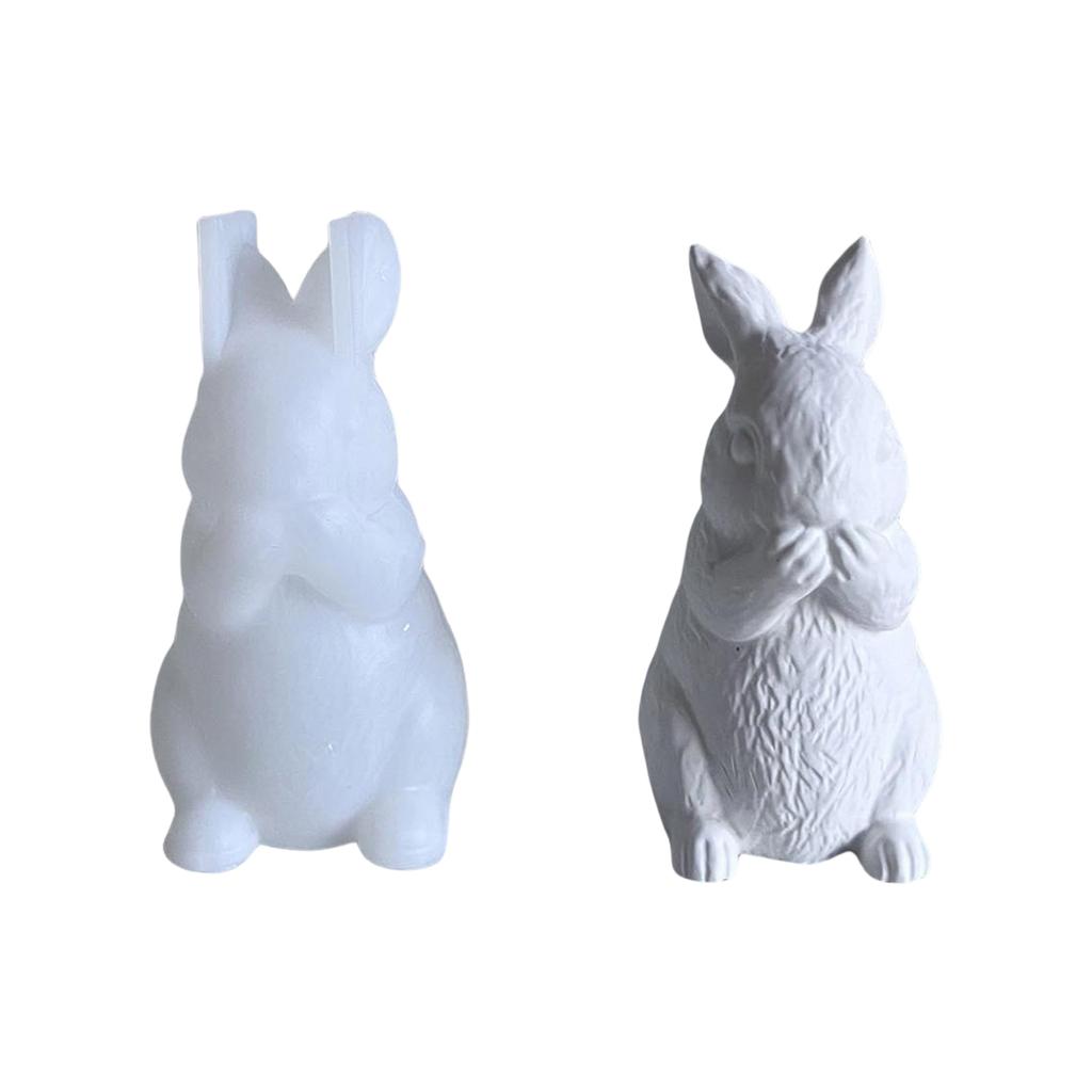 Easter Rabbit Design Silicone Mold Functional Silicone Ornament Mold For Making Easter Rabbit Crafts And Keepsakes