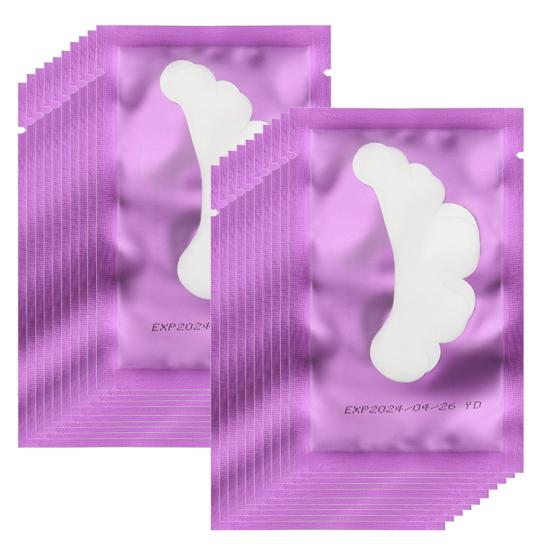 

20 шт./пакет, наклейки для ресниц, хорошая адгезия, безболезненная мини-безопасная подушечка для ресниц облачного типа для женщин фиолетовый