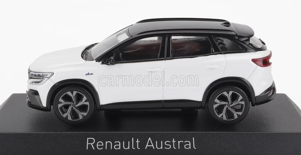Norev Renault Austral Miniature Car 1/43 RENAULT AUSTRAL ESPRIT ALPINE 2022 (White Pearl)