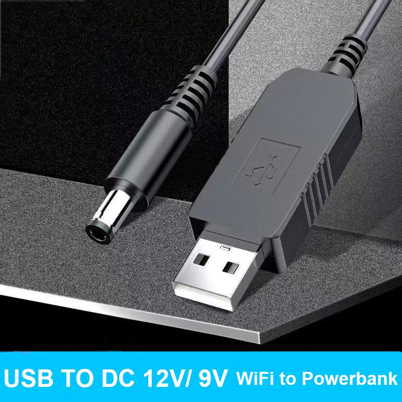 USB power boost line DC 5V to DC 9V / 12V Step UP Module USB Converter Adapter Cable 2.1x5.5mm Plug USB Cable Boost Converter