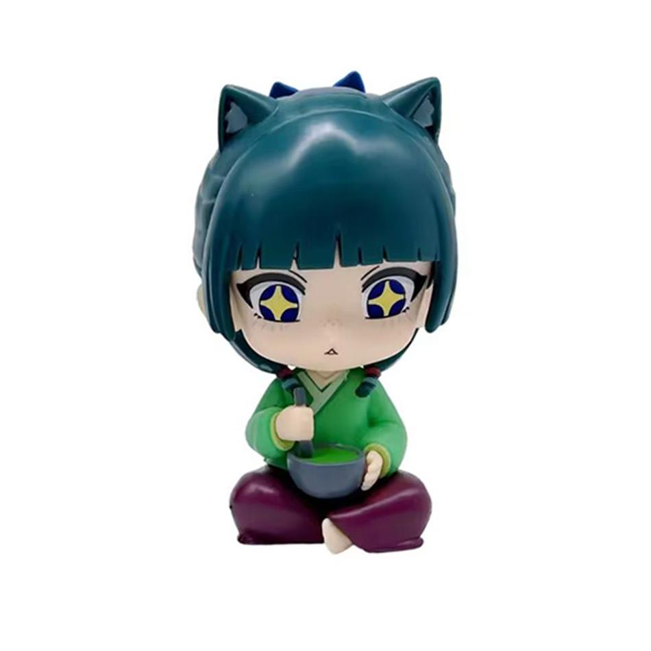 

Дневники аптекаря Маомао Цзиньши Жэнь 12см Мини q Версия Фигурка Kawaii Аниме Игрушка Украшение ПВХ Модель Сидящая Настольный Декор Подарки