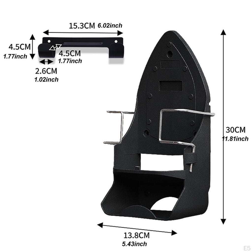 Ironing Board Hanger Rack Lightweight Compact Easy to Install Storage Organizer Wall
