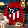 Coperta con Stampa Atletico Madrid - Morbida e Confortevole, per Camera da Letto, Viaggio, Divano, Decorazione per la Casa - Regalo di Compleanno o Natale per un Amico
