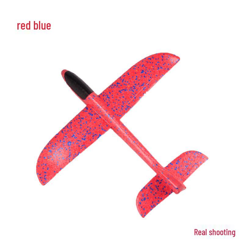 Camouflage Foam Stunt Airplane with Lights & Luminous Nose - Customizable Logo for Kids