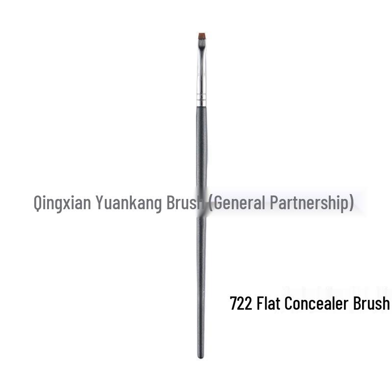 

Animal Hair Makeup Brush Set: Loose Powder, Concealer, Foundation, Eyeshadow & Highlighter Brushes