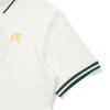 MALBON GOLF Back Bucket Rib Collar Polo Shirt Off White (Man)