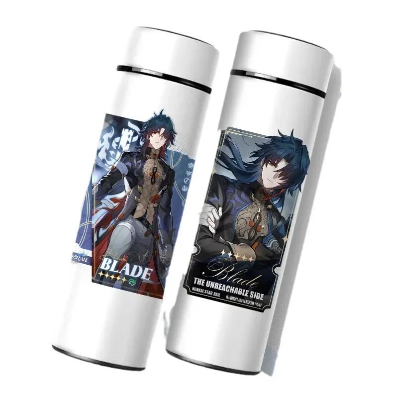 Bottiglie Termiche Honkai Star Rail con Display della Temperatura Tazza Sottovuoto Honkai Impact 3 Acciaio Inossidabile Borraccia Tazza da Caffè Regali Anime