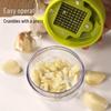 Compact Garlic Masher: Efficient Garlic Press & Paste Crusher, Portable Kitchen Tool, Pepper Presser