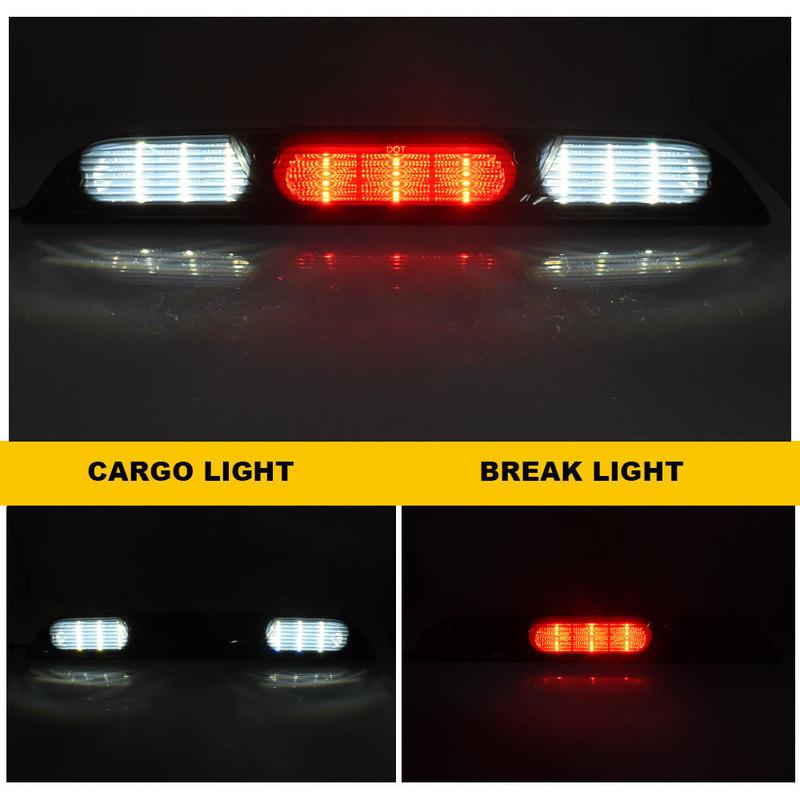 For Ford Raptor F150 15-17 LED 3rd Third Brake Light Reverse Cargo Light High Mount Pickup Taillight Rear Stop Turn Signal Lamp