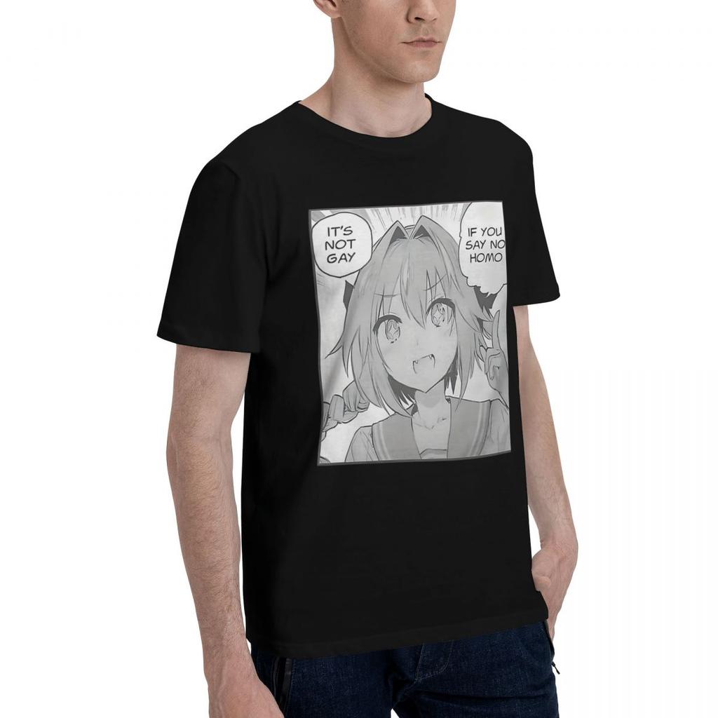 Astolfo Best Trap Fate Grand Order Tactical RPG Game 100 Cotton Casual Breathable Confortable Men Top Designer Clothes Men