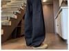 Scimitar Jeans Men's Retro Wide-Leg Distressed Cargo Pants for Fall/Winter