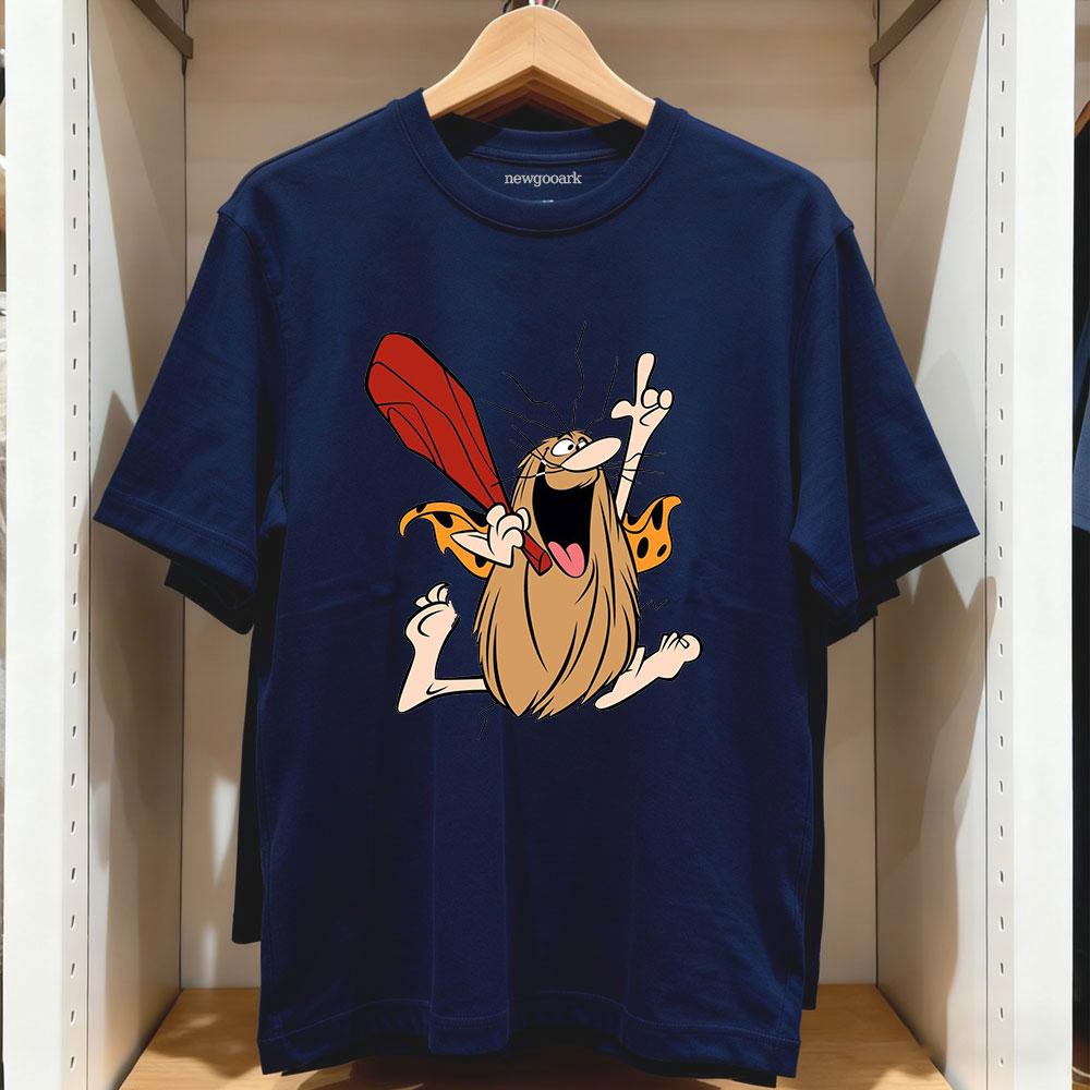 

Cartoon Movie Captain CaveUnisex Essential TShirt Women Unisex Casual cotton printed t shirts Creative streetwear camisetas tops 4XL