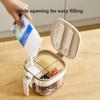 Glass Sealed Seasoning Jar Push-type Condiment Storage Container  Home Cooking